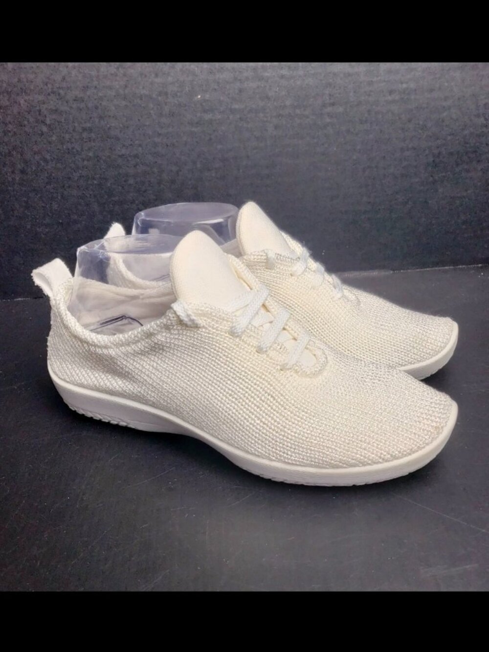 Size 40 Arcopedico LS Shocks Cream Off White Shoes Women 9 Mens 7.5-8 Portugal